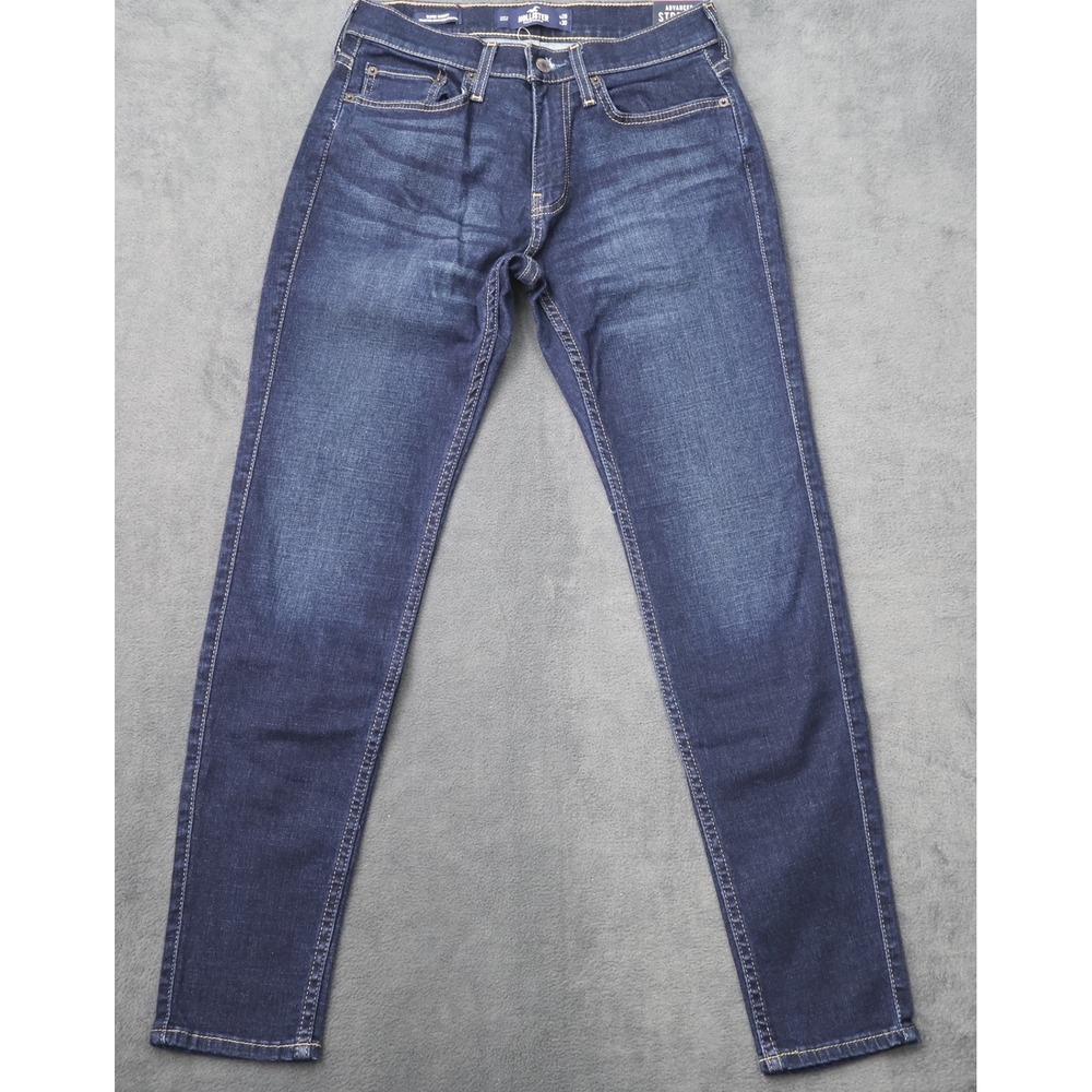 Hollister Super Skinny Jeans Dark Wash Advanced Stretch 29x30 331D2180 Blue